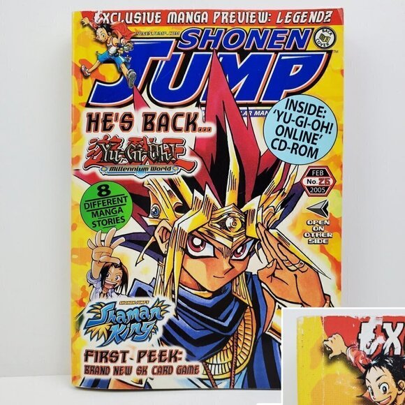 Shonen Jump Magazine February 2005 No. 26 ft. Yu-Gi-Oh, Dragonball Z, More - Picture 3 of 12